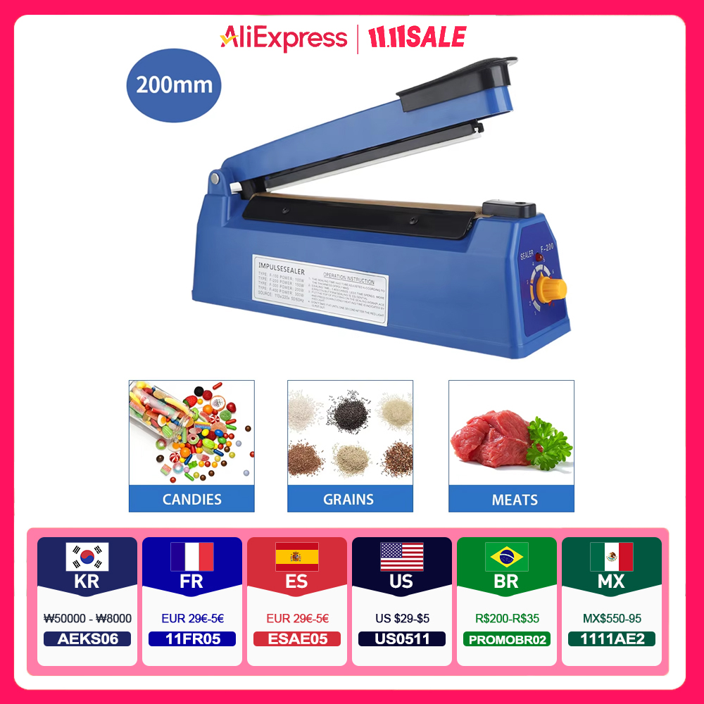 Impulse Sealer Handmatige Heat - Plastic Bag Impulse Heat Sealer recensie en prijs