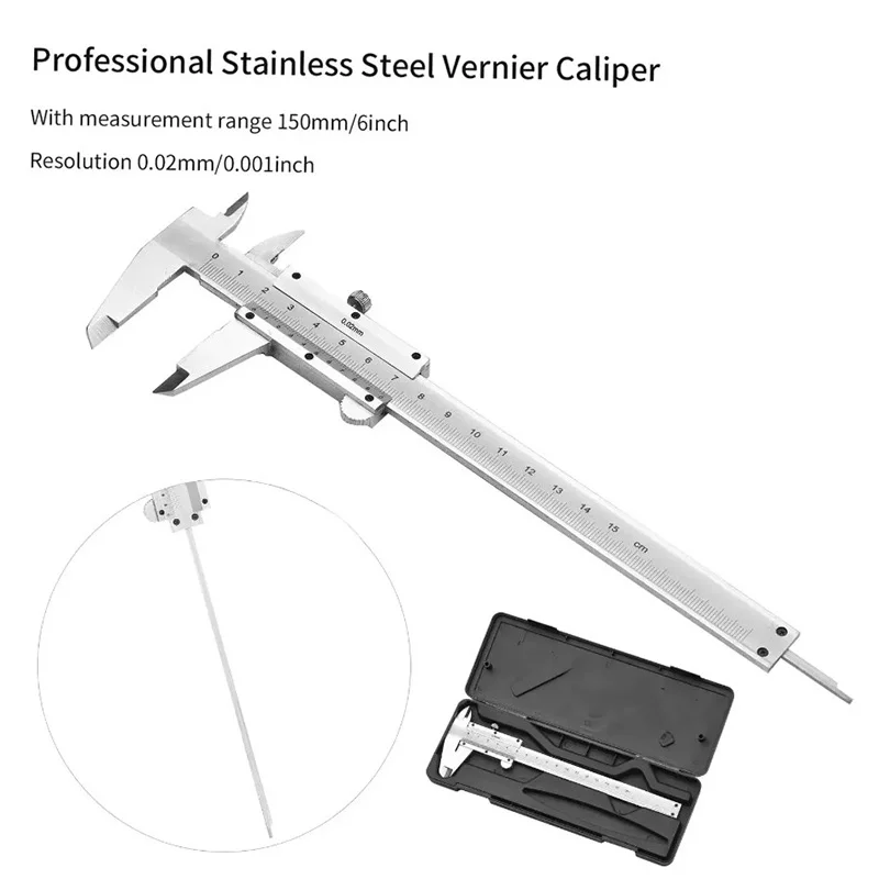Professionele roestvrijstalen  - Digital Caliper 150Mm Stainless Steel recensie en prijs