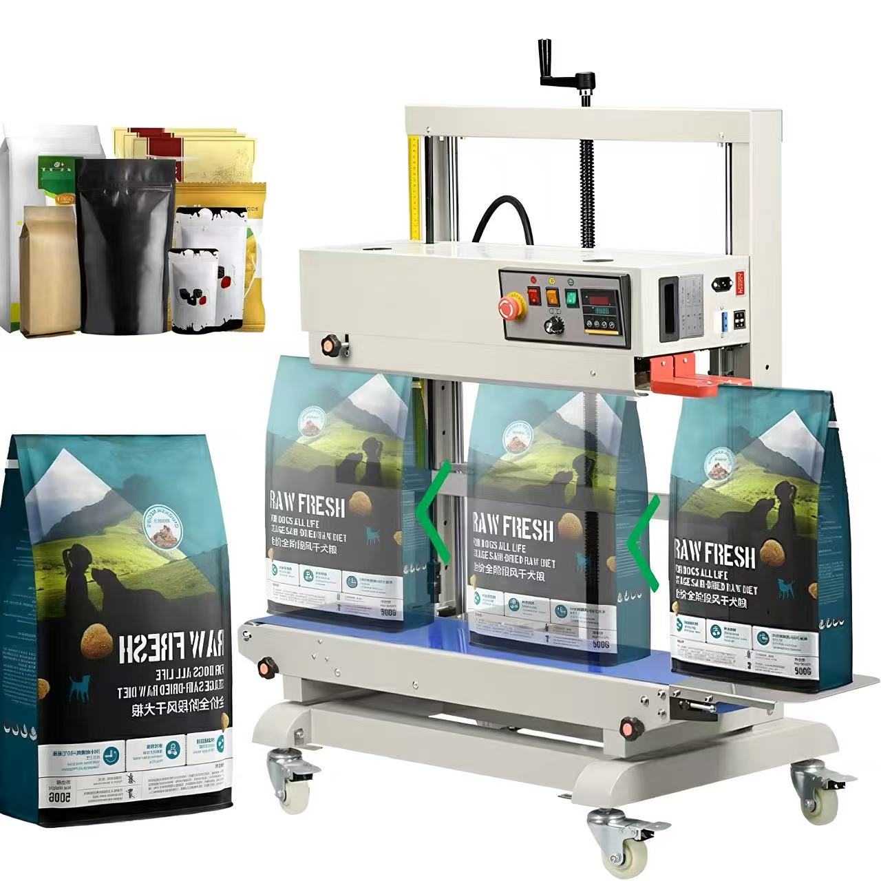Verticale continue bandsealer, - Plastic Bag Impulse Heat Sealer recensie en prijs