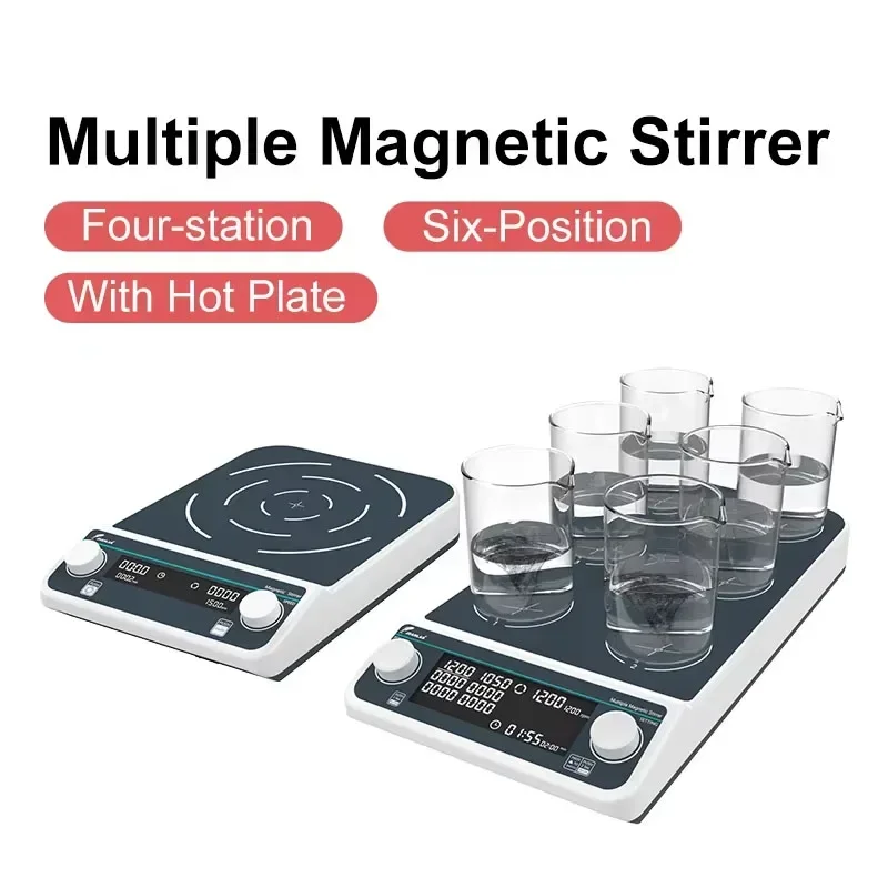 Vier stations Zes-positie Meer - Lab Magnetic Stirrer Hot Plate recensie en prijs