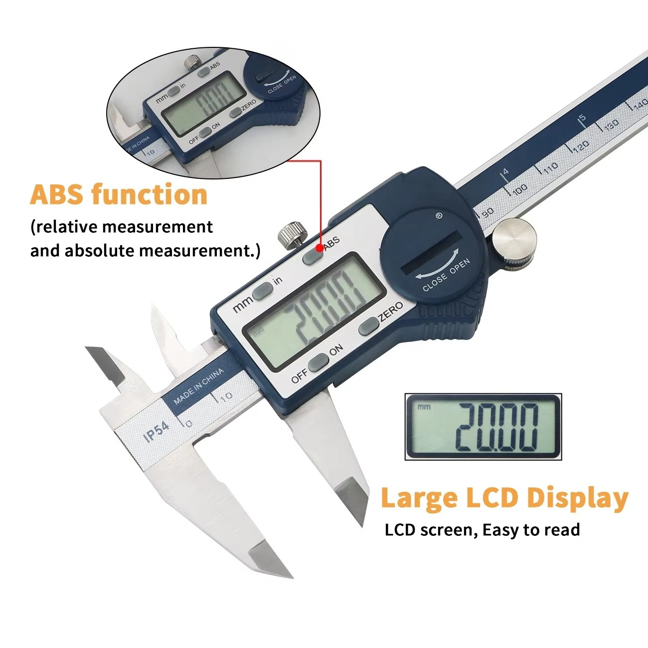 IP54 0-150 mm digitale schuifm - Digital Caliper 150Mm Stainless Steel recensie en prijs